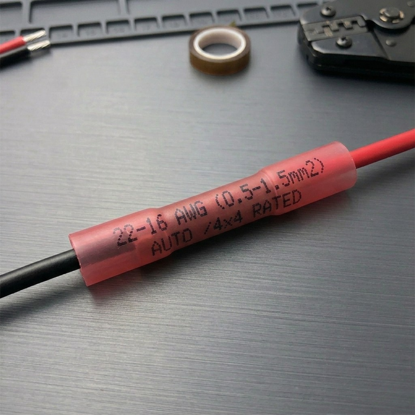 Waterproof Heat Shrink Butt Connectors | Red 22-16 AWG