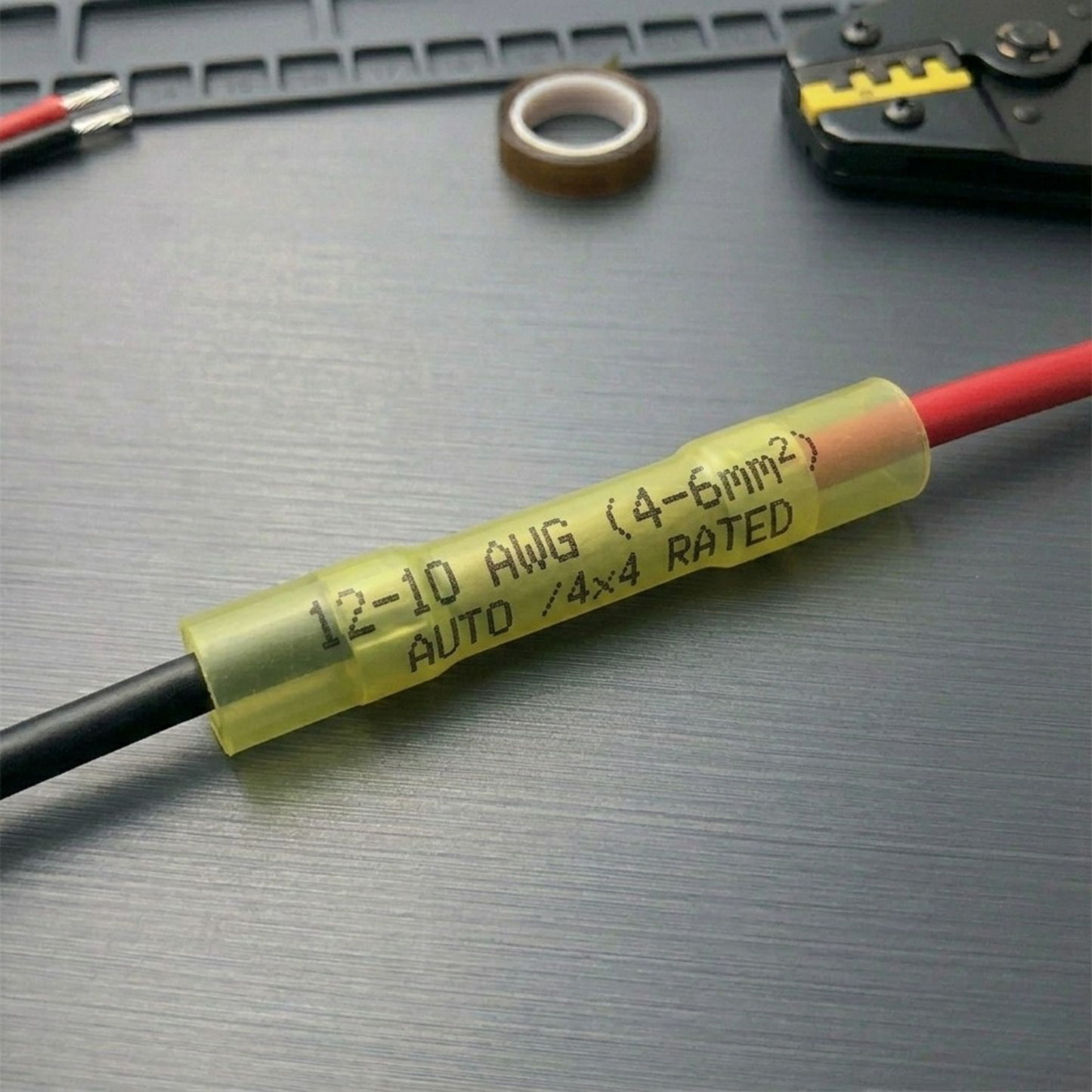 Waterproof Heat Shrink Butt Connectors | Yellow 12-10 AWG