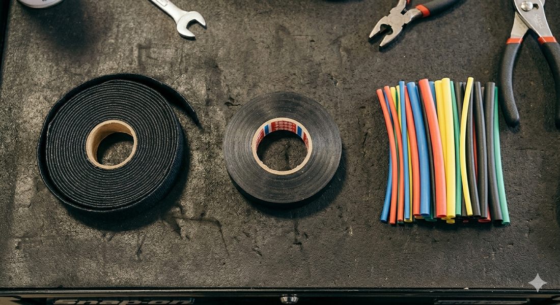 Wiring Protection Guide — Loom Tape vs Electrical Tape vs Heat Shrink