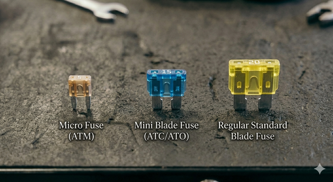 Automotive Fuse Types Explained — Mini Blade, Standard and Micro