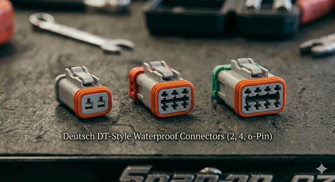 Deutsch DT Connector Guide — Wiring, Pin Sizes and IP67 Explained