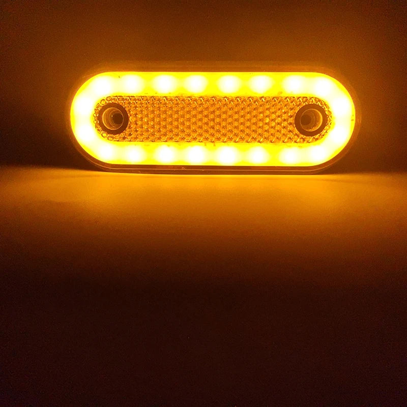 LED Side Marker Clearance Lights | 12V 24V | Truck Trailer Van Caravan | 5 & 8 Pack