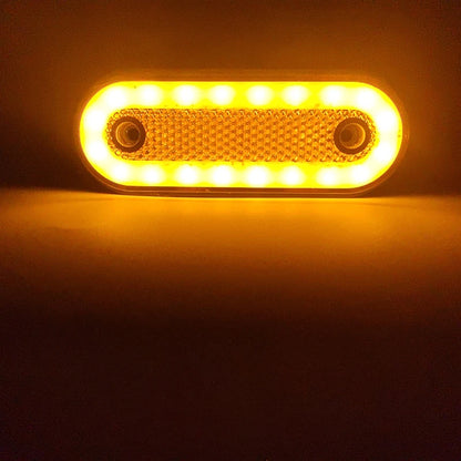 LED Side Marker Clearance Lights | 12V 24V | Truck Trailer Van Caravan | 5 & 8 Pack