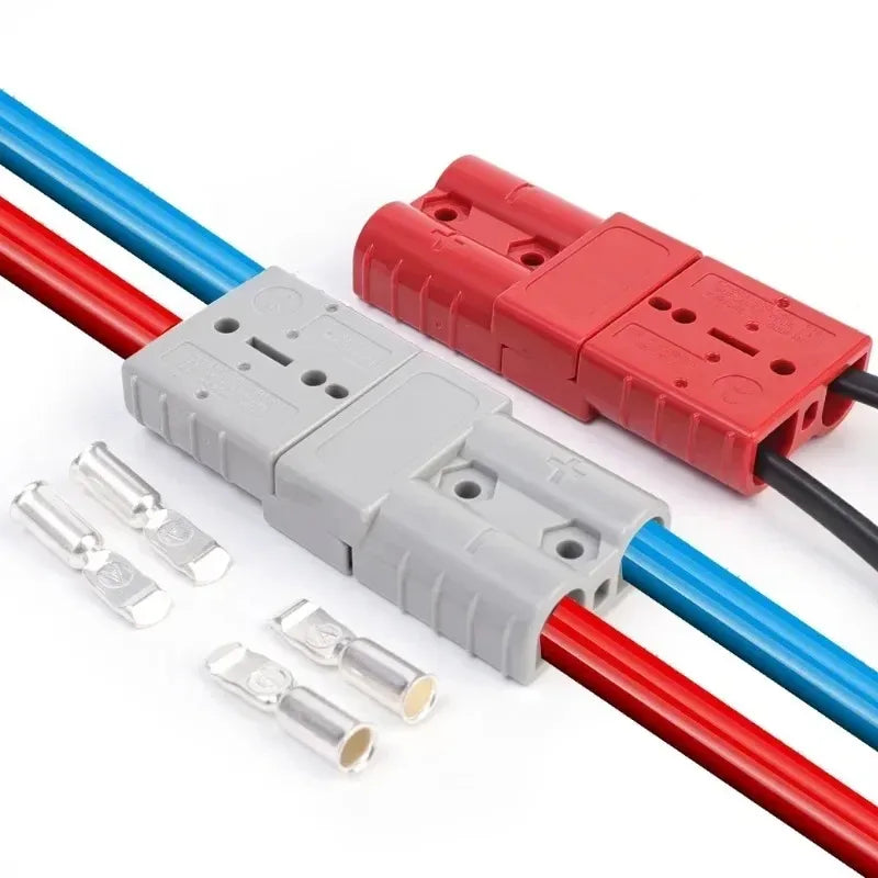 Anderson Plug 50A & 120A | Copper Contact 600V DC | Single & Twin Pack