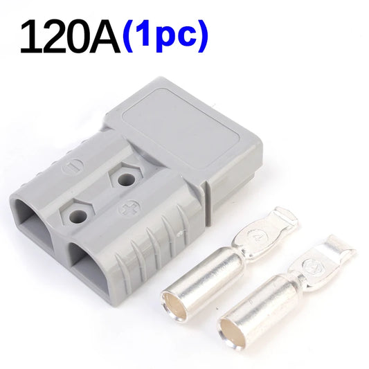 Anderson Style Connector | 50A & 120A | 600V DC | Solar Caravan Battery | Single & Twin Pack