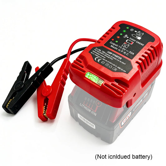 Milwaukee 18V Battery Jump Starter Adapter | Emergency Car Booster Cable | 12V Vehicles