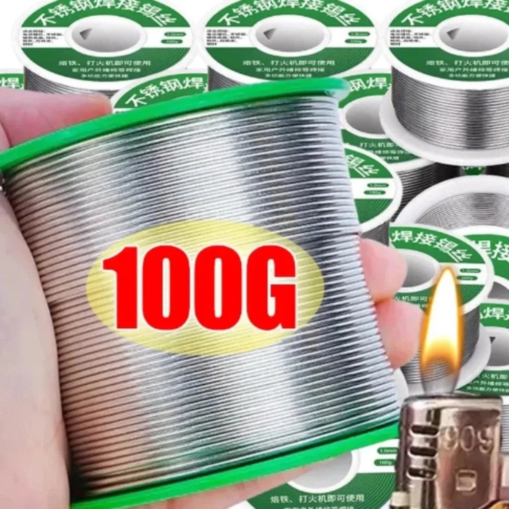 Rosin Core Solder Wire | 63/37 Tin | No-Clean Flux 2% | 0.8mm & 1.0mm | 20g–100g