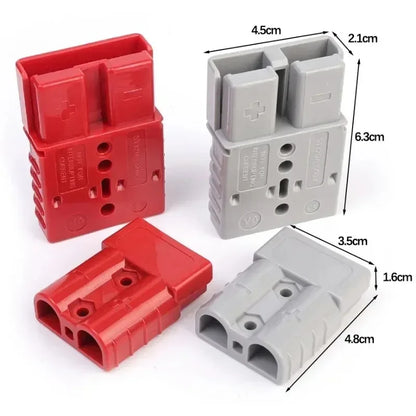 Anderson Plug 50A & 120A | Copper Contact 600V DC | Single & Twin Pack