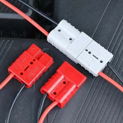50A Anderson Plug Quick Connect Battery Lead | Pre-Wired | 12V 24V | Single & Twin Pack