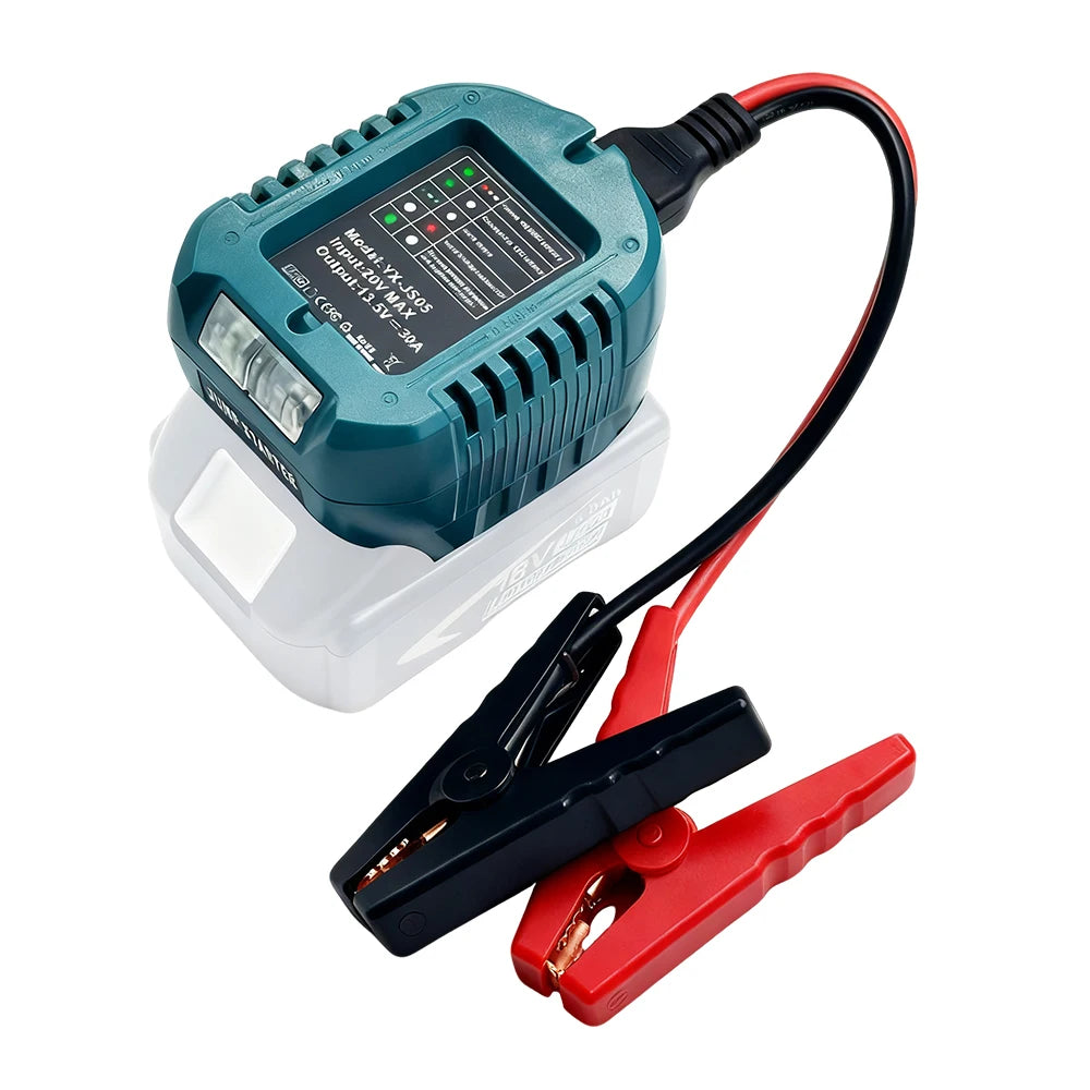 Makita 18V Battery Jump Starter Adapter | Emergency Car Booster Cable | 12V Vehicles