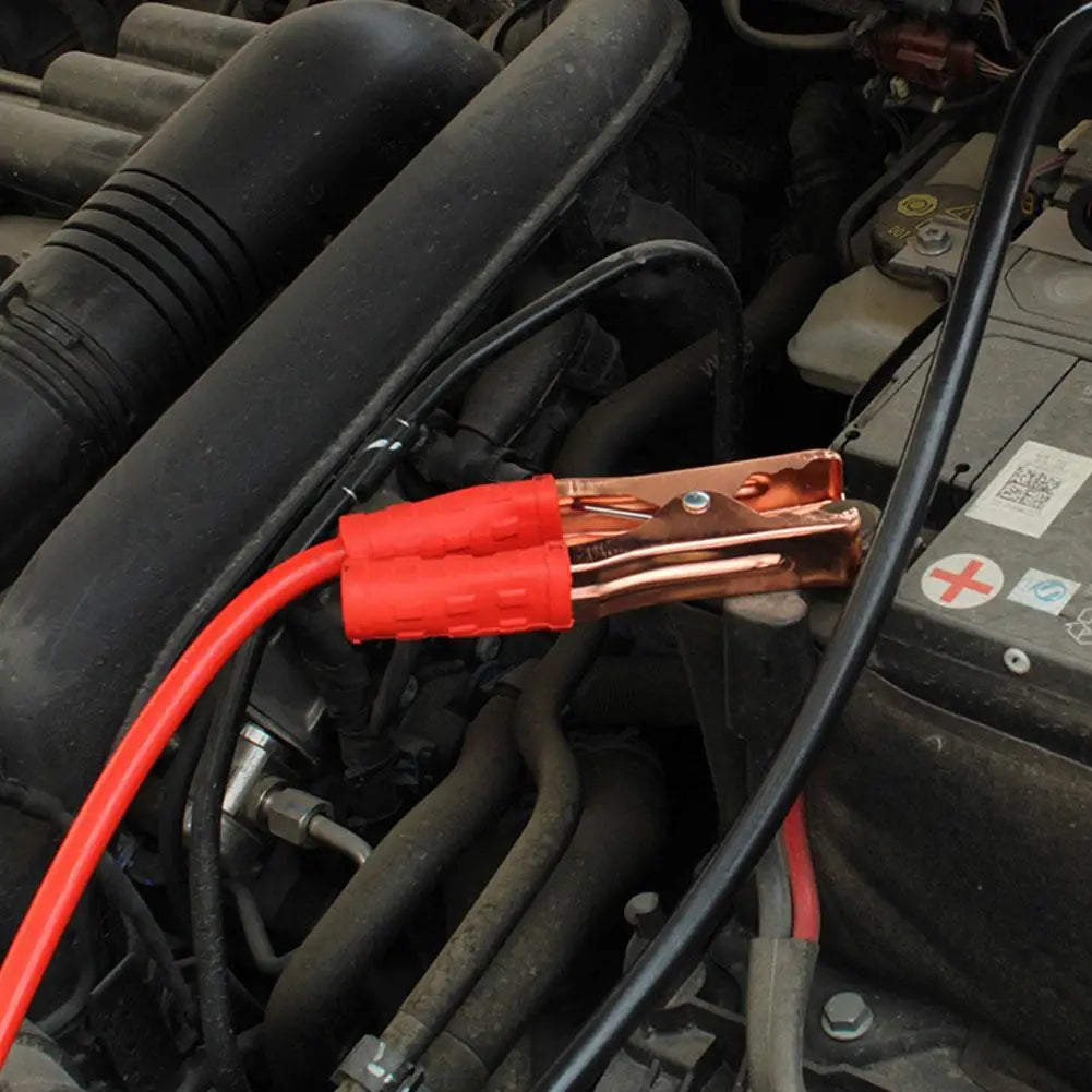 500A Heavy Duty Jump Start Cables | 1.8m Jumper Leads | Double-Ended Clamps | 12V