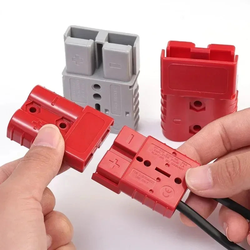 Anderson Plug 50A & 120A | Copper Contact 600V DC | Single & Twin Pack