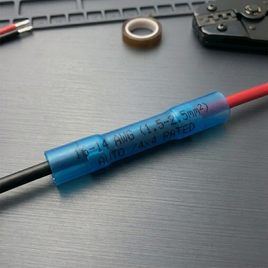 Waterproof Heat Shrink Butt Connectors | Blue 16-14 AWG