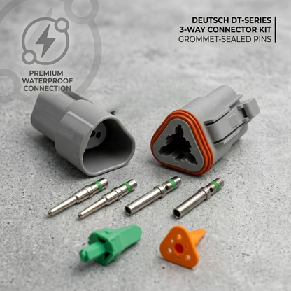 Deutsch Connector DT-Style | 2–8 Pin Waterproof | IP67 Automotive Marine | Plug & Socket