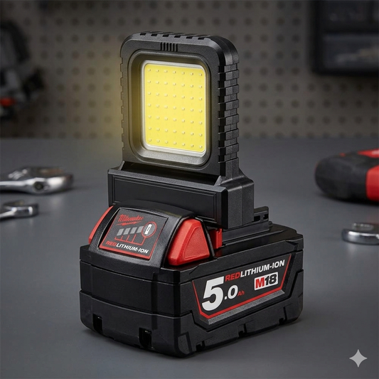 LED Work Light | 12V Plug-In | Adjustable Socket | Automotive Workshop Inspection